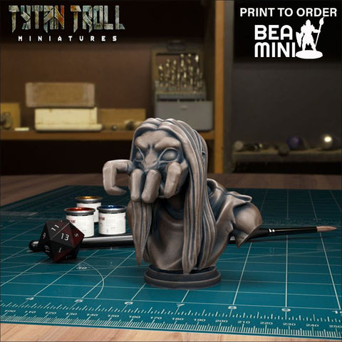 Curse Of Strahd - Marzen Belview Bust | BeaMini Print to Order Miniatures