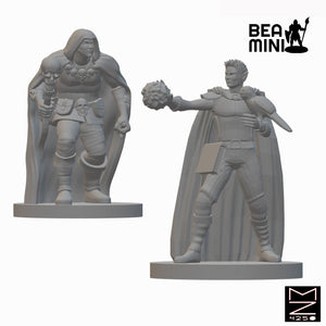 Elf Warlocks (wave 2) | BeaMini Unpainted RPG Miniatures