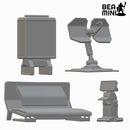 SCI-FI City Scatter 2 | BeaMini Unpainted RPG Miniatures