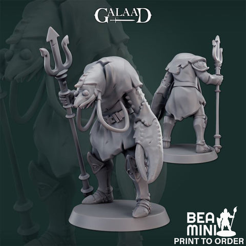 Cursed Shrimp Knight | BeaMini Print to Order Miniatures