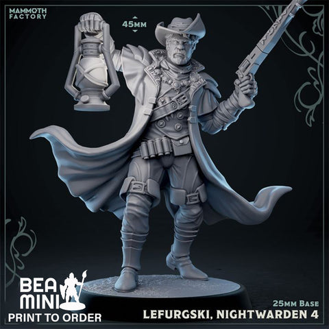 Night Warden 4 | BeaMini Print to Order Miniatures