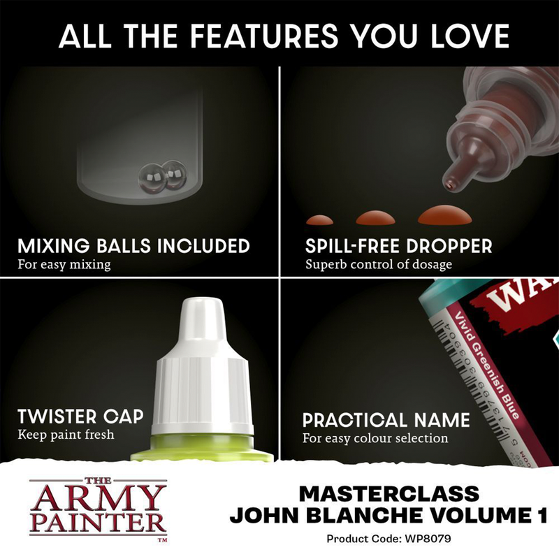 Army Painter:  Masterclass - John Blanche Volume 1 Paint Set