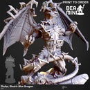 Thular, Electric Blue Dragon | BeaMini Print to Order Miniatures