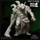 Serpentfolk Warrior | BeaMini Print to Order Miniatures