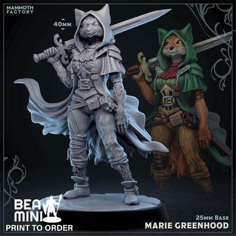 Marie Greenwood | BeaMini Print to Order Miniatures