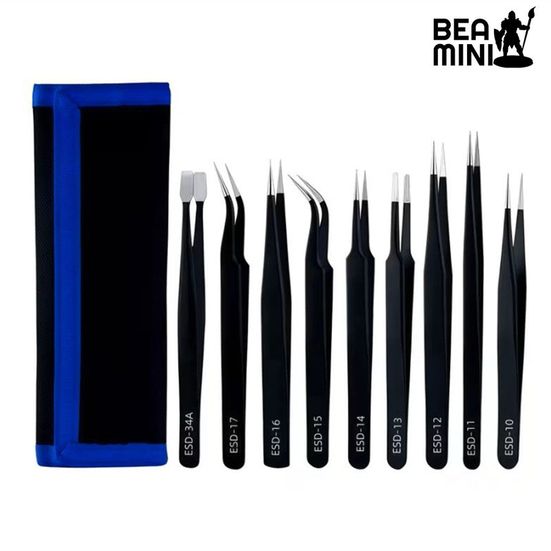 Bea Mini Tools: Tweezers Set (9 Tweezers)