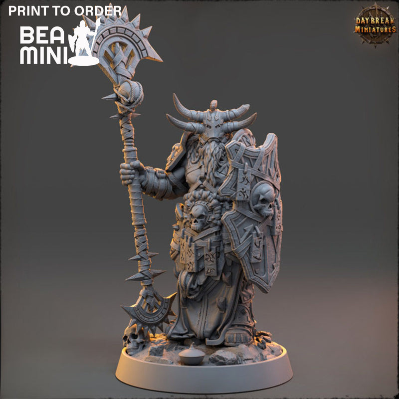 Quarxerg - Chaos Warrior | BeaMini Print to Order Miniatures