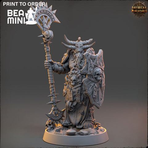 Quarxerg - Chaos Warrior | BeaMini Print to Order Miniatures