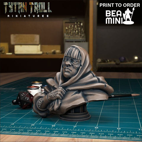 Curse Of Strahd - Zygfrek Belview Bust | BeaMini Print to Order Miniatures