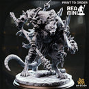 The Rat King - Königsratte | BeaMini Print to Order Miniatures