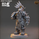 Wolfmund Der Zerstörer - Orc Fighter | BeaMini Print to Order Miniatures