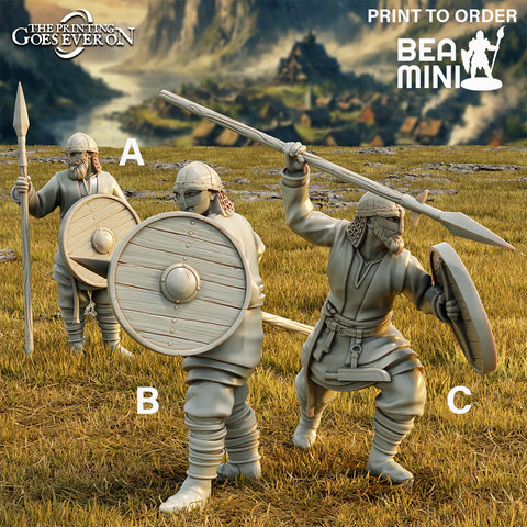 Viking Raiders | BeaMini Print to Order Miniatures