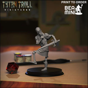 Skeleton Warrior 03 | BeaMini Print to Order Miniatures