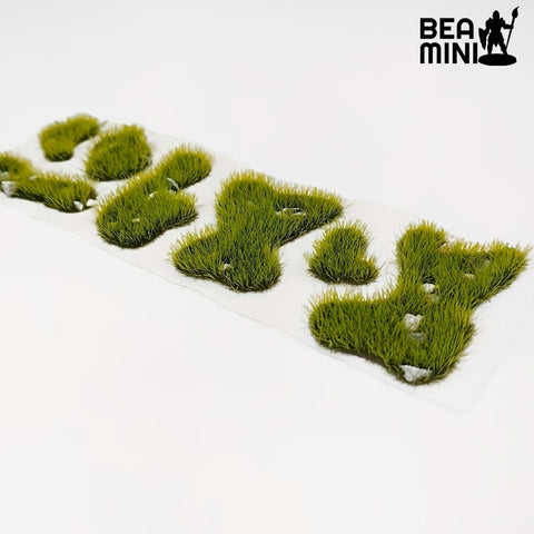 Bea Mini Basing Tufts -  Large Size Spring Green with Pebbles