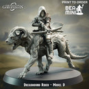 Dreadhound Rider - D | BeaMini Print to Order Miniatures