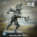 Domani Royal Guard - B | BeaMini Print to Order Miniatures