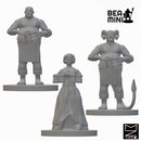 Bartenders | BeaMini Unpainted RPG Miniatures