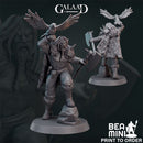 Norse Warchief | BeaMini Print to Order Miniatures