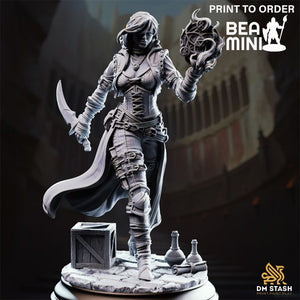 Arcane Trickster Rogue | BeaMini Print to Order Miniatures