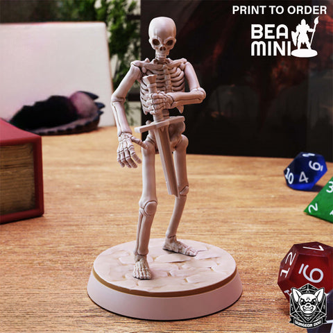 Skeleton 1 | BeaMini Print to Order Miniatures