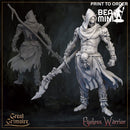 The Eyeless Warrior | BeaMini Print to Order Miniatures