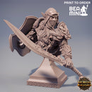 Deitin the Whisperer - Bust | BeaMini Print to Order Miniatures