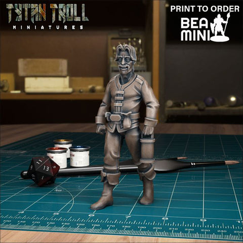 Curse Of Strahd - Dag Tomesku | BeaMini Print to Order Miniatures