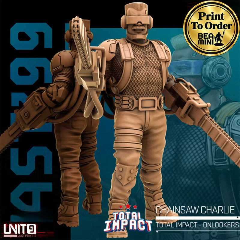 Chainsaw Charlie | BeaMini Print to Order Miniatures