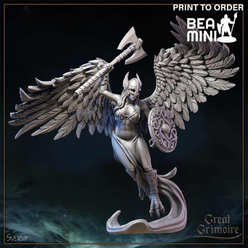 Sveirvif the Valkyrie  | BeaMini Print to Order Miniatures
