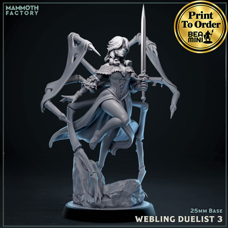 Webling Duelist 3 | BeaMini Print to Order Miniatures