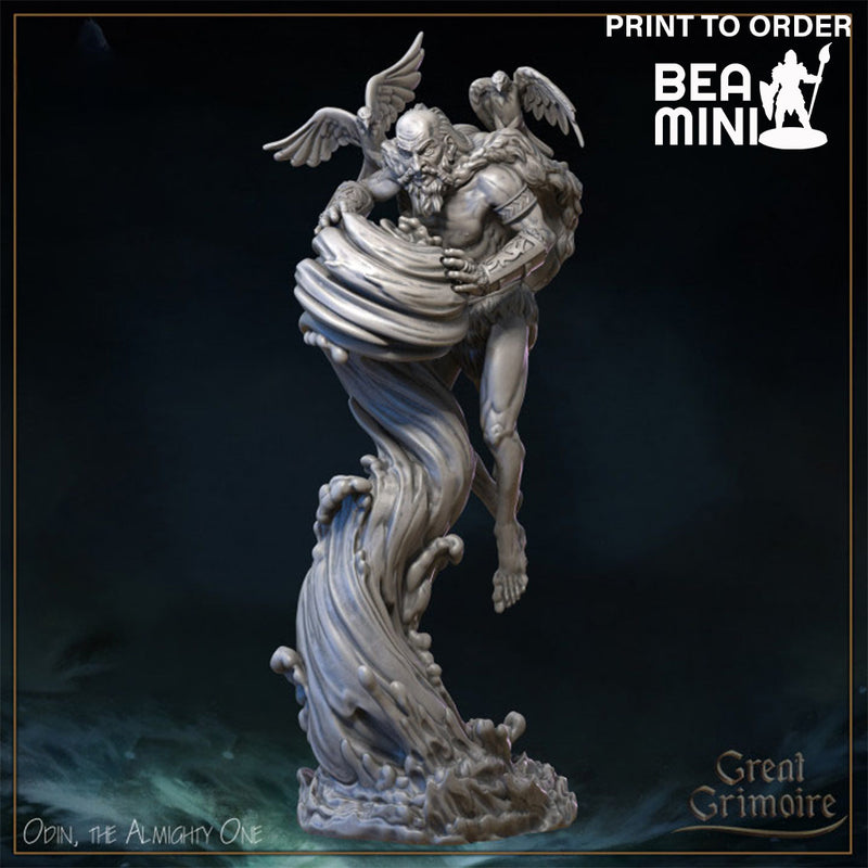 Odin, the Almighty One | BeaMini Print to Order Miniatures
