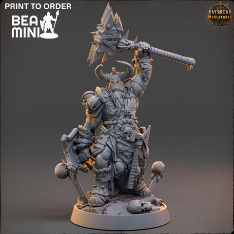 Higgurath - Chaos Warrior | BeaMini Print to Order Miniatures