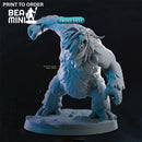 Frost Yeti | BeaMini Print to Order Miniature