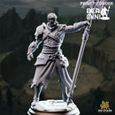 Hexhunter Gladiator - Andrek Strongarm  | BeaMini Print to Order Miniatures