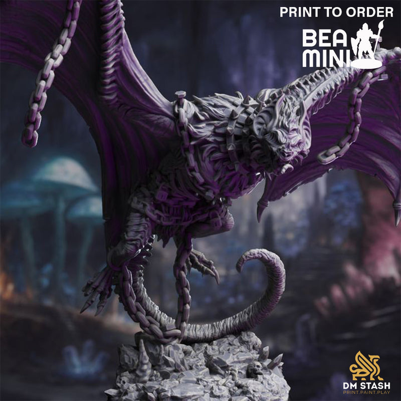 Bridled Giant Bat - Sonari | BeaMini Print to Order Miniatures