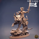 Noosher Neverprey - Tiefling Fighter | BeaMini Print to Order Miniatures