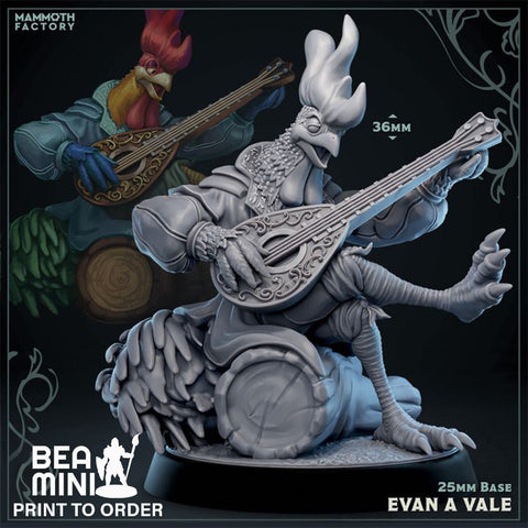 Evan-a-Vale | BeaMini Print to Order Miniatures