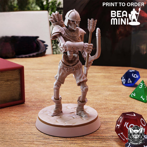 Skeleton Archer | BeaMini Print to Order Miniatures