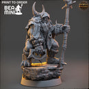 Diogenes Zauberkampff - Orc Warlock | BeaMini Print to Order Miniatures