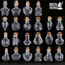Bea Mini Scenery: Miniature Clear Bottles (Pack of 9)