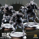 Ratfolk Vermin | BeaMini Print to Order Miniatures
