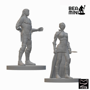 Elf Rogue | BeaMini Unpainted RPG Miniatures