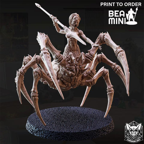 Drider - B | BeaMini Print to Order Miniatures