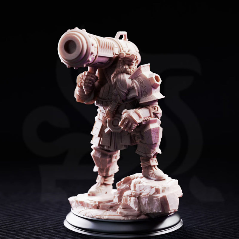 Rook - Dwarven Artificer | BeaMini Print to Order Miniatures