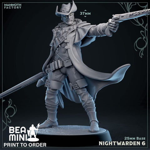 Night Warden 6 | BeaMini Print to Order Miniatures