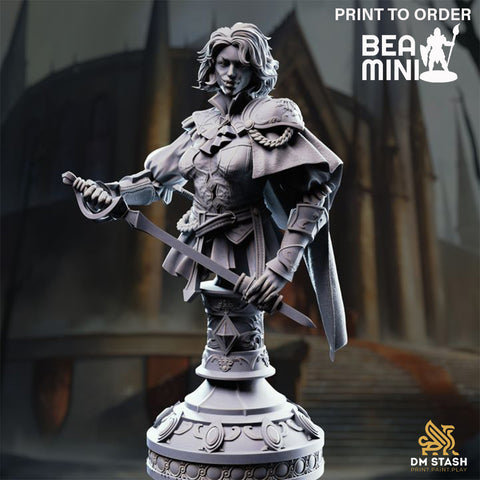 Victoria Asquith - Vampire - Bust | BeaMini Print to Order Miniatures