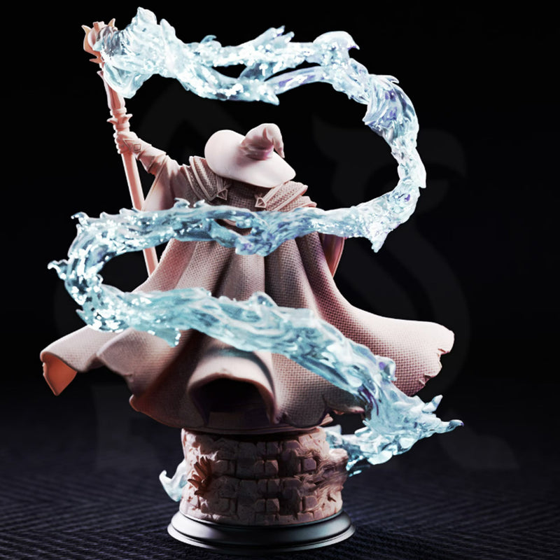 Merlin of Monmouth, Human Wizard | BeaMini Print to Order Miniatures