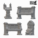 Temple Furniture | BeaMini Unpainted RPG Miniatures
