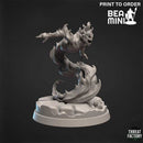 Fire Elemental B | BeaMini Print to Order Miniatures