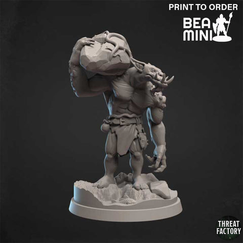 Male Troll | BeaMini Print to Order Miniatures
